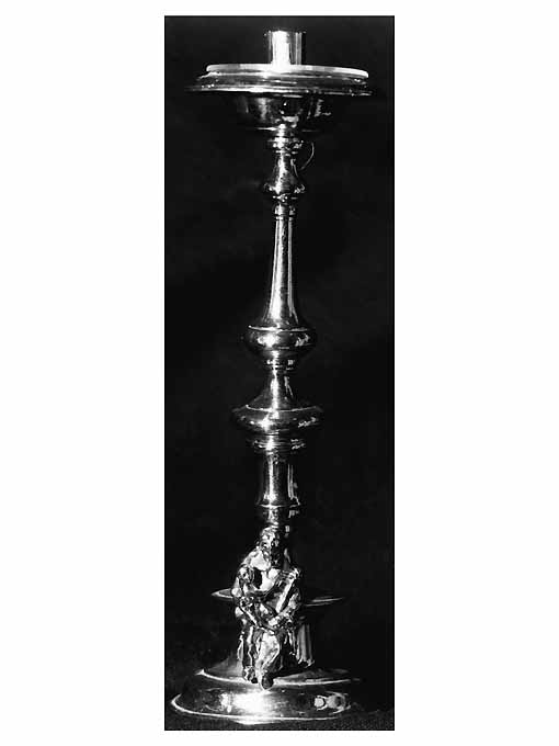 San Giuseppe e Gesù Bambino (candeliere d'altare, coppia) - ambito Italia meridionale (sec. XVIII)