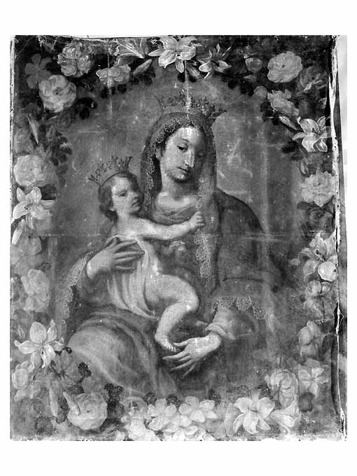 Madonna con Bambino (dipinto) - ambito Italia meridionale (prima metà sec. XVIII)