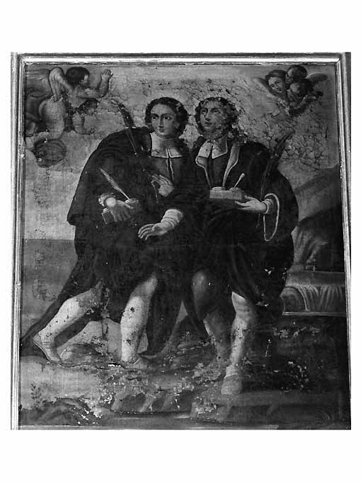 Santi Cosma e Damiano (dipinto) - ambito pugliese (sec. XVIII)