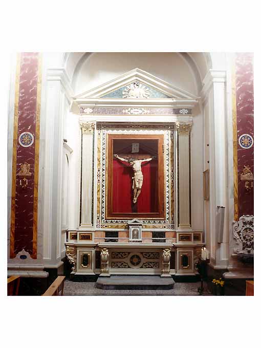 altare - ambito pugliese (ultimo quarto sec. XIX)