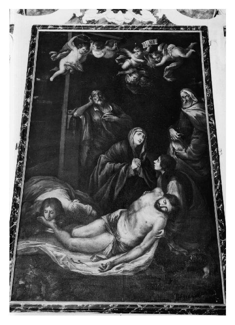 Deposizione (dipinto) di De Mauro Pietro (sec. XIX)