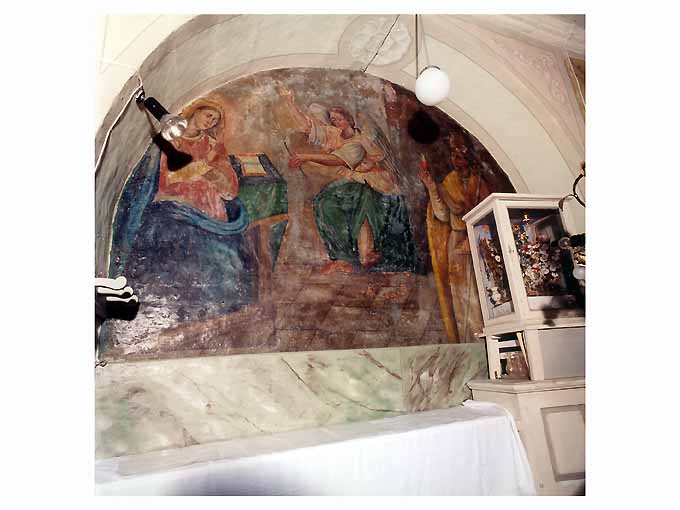 Annunciazione con san Gennaro (dipinto) - ambito pugliese (sec. XVIII)