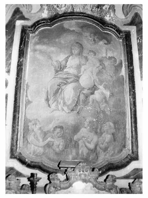 Madonna del Carmine e anime purganti (dipinto) - ambito Italia meridionale (sec. XIX)