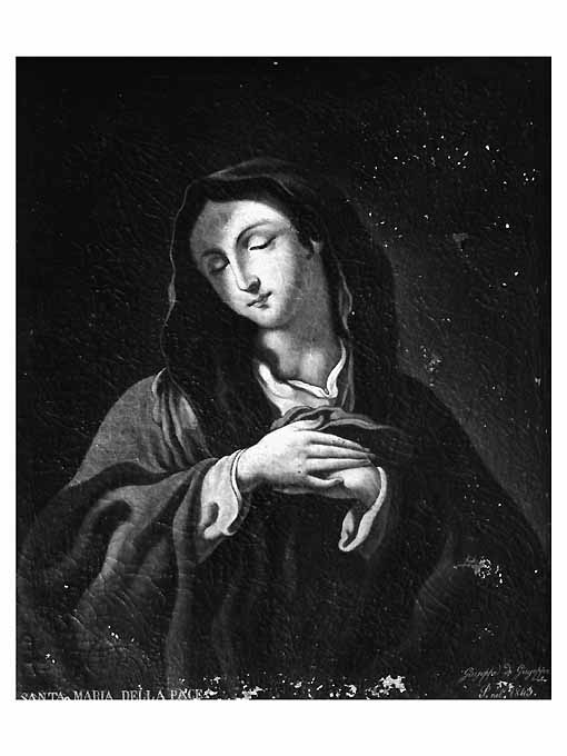 Santa Maria della Pace, Madonna (dipinto) di Di Giuseppe Giuseppe (sec. XIX)