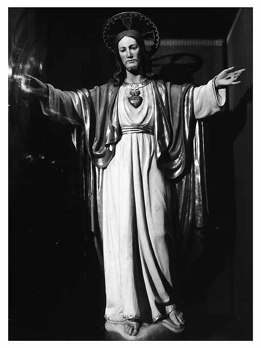 Sacro Cuore di Gesù (statua) - ambito Italia meridionale (sec. XIX)