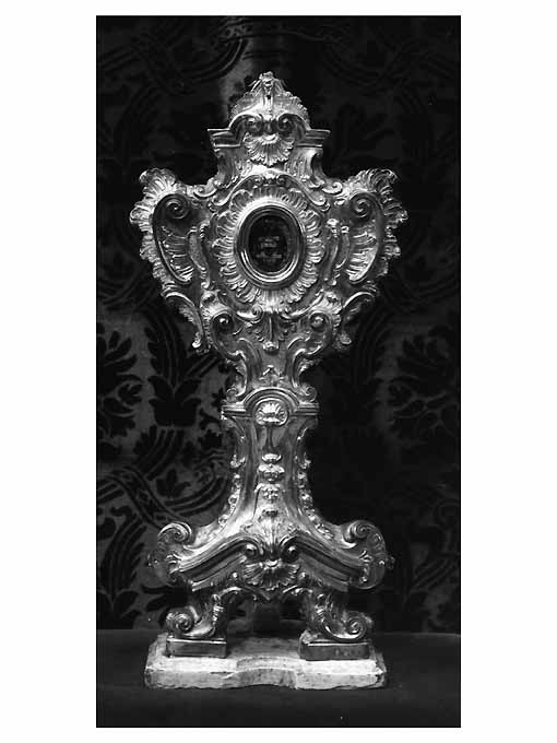 reliquiario - a ostensorio - manifattura napoletana (sec. XVIII)