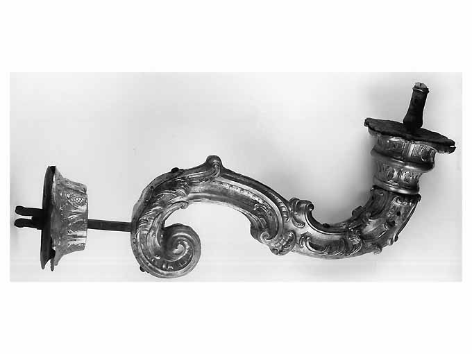 candeliere da parete, serie - manifattura napoletana (sec. XVIII)