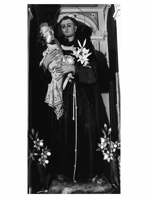 Sant'Antonio da Padova con Gesù Bambino (statua) di Bruno Salvatore (sec. XX)
