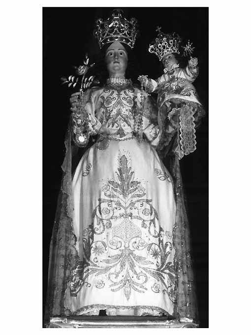 Madonna con Bambino (statua processionale) - ambito Italia meridionale (sec. XIX)