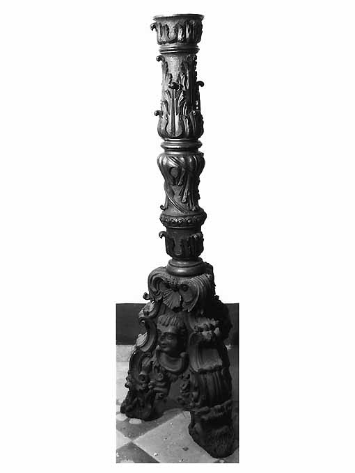 candelabro - ambito Italia meridionale (seconda metà sec. XVIII)