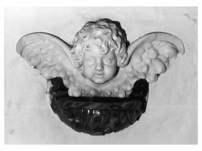 acquasantiera - ambito pugliese (seconda metà sec. XVIII)