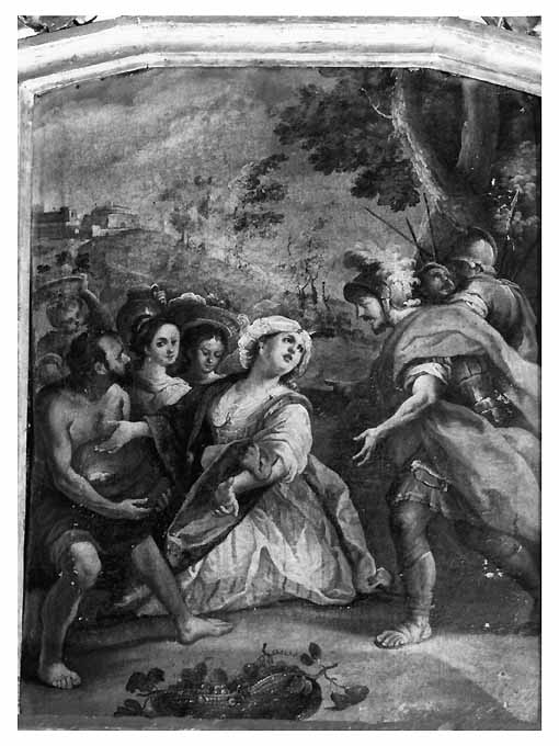 David e Abigail (dipinto) di Carella Domenico Antonio (attribuito) (sec. XVIII)