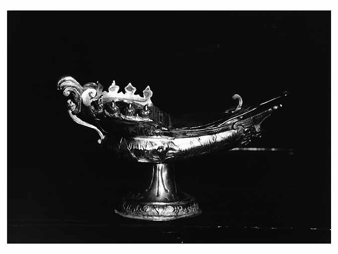 navicella portaincenso - a galeone - ambito Italia meridionale (seconda metà sec. XVIII)