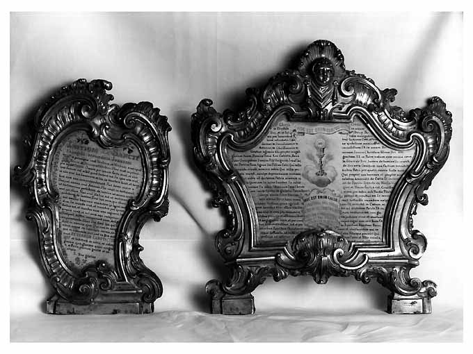 cartagloria, serie - manifattura napoletana (sec. XVIII)