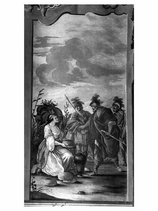 incontro di Iephte con la figlia (dipinto) di Carella Domenico Antonio (seconda metà sec. XVIII)