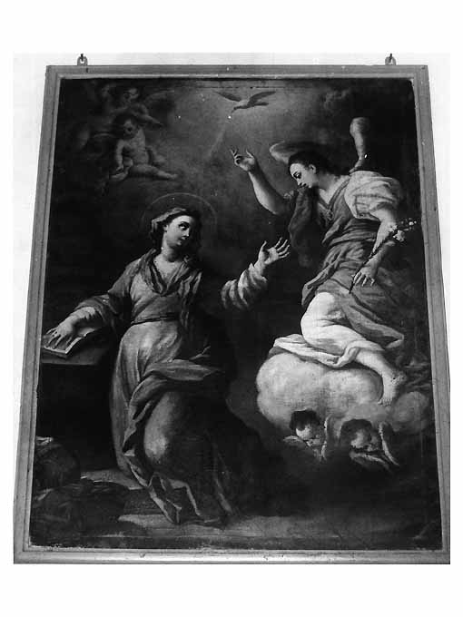Annunciazione (dipinto) di Carella Domenico Antonio (scuola) (sec. XVIII)
