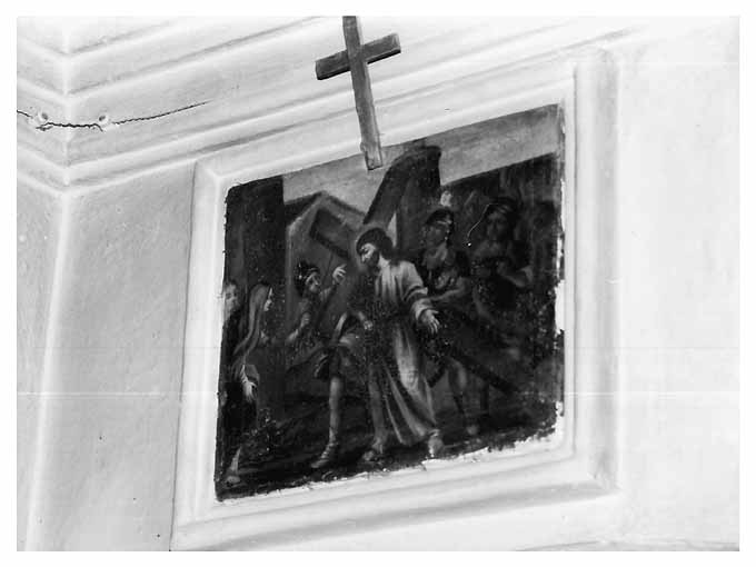 Cristo incontra la Madonna sulla via del Calvario (dipinto) - ambito pugliese (primo quarto sec. XIX)