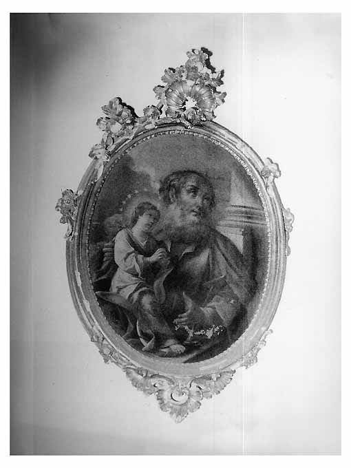 San Gioacchino e Maria Vergine Bambina (dipinto) di Carella Domenico Antonio (scuola) (sec. XVIII)