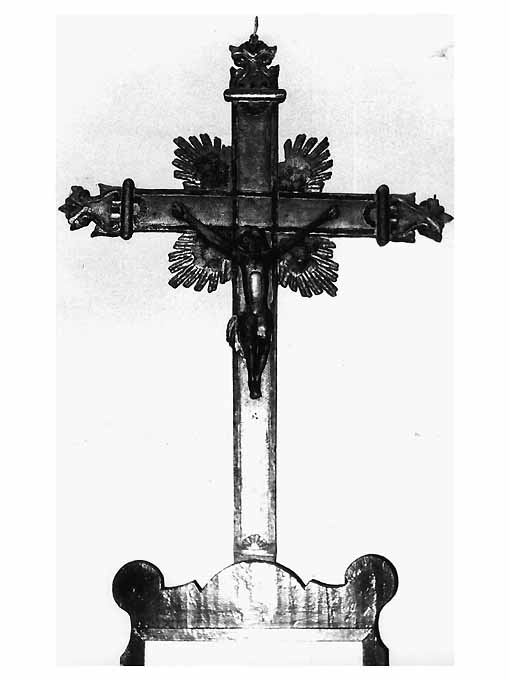 Cristo Crocifisso (croce d'altare) - ambito pugliese (secc. XVII/ XVIII)
