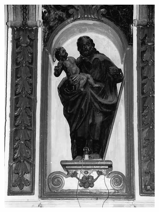 San Giuseppe e Gesù Bambino (statua) - ambito pugliese (sec. XVII)