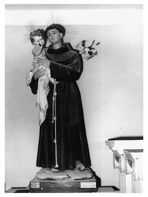 Sant'Antonio da Padova (statua) di Ditta Gallucci (sec. XX)