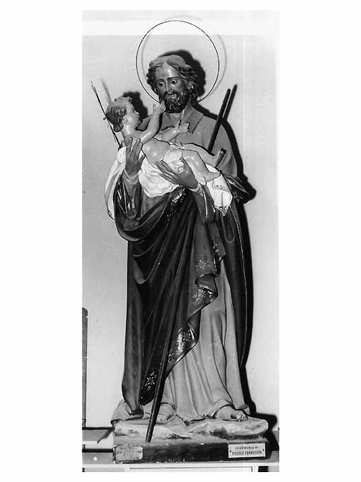 San Giuseppe e Gesù Bambino (statua) di Ditta Gallucci (sec. XX)
