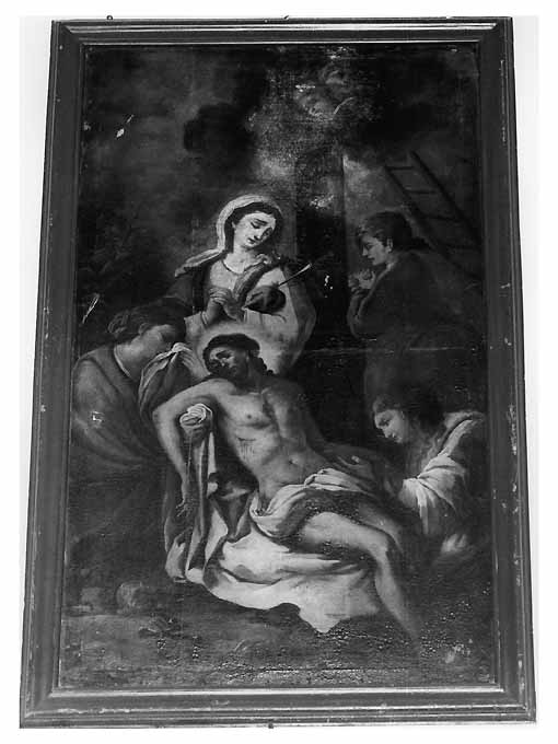 Deposizione, deposizione di Cristo dalla croce (dipinto) - ambito Italia meridionale (sec. XVIII)