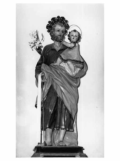 San Giuseppe e Gesù Bambino (statua) - ambito Italia meridionale (seconda metà sec. XVIII)