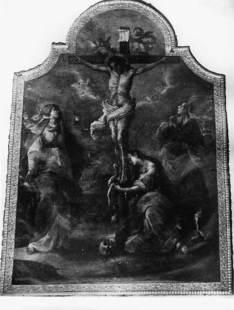 Crocifissione (dipinto) di Carella Domenico Antonio (scuola) (sec. XVIII)