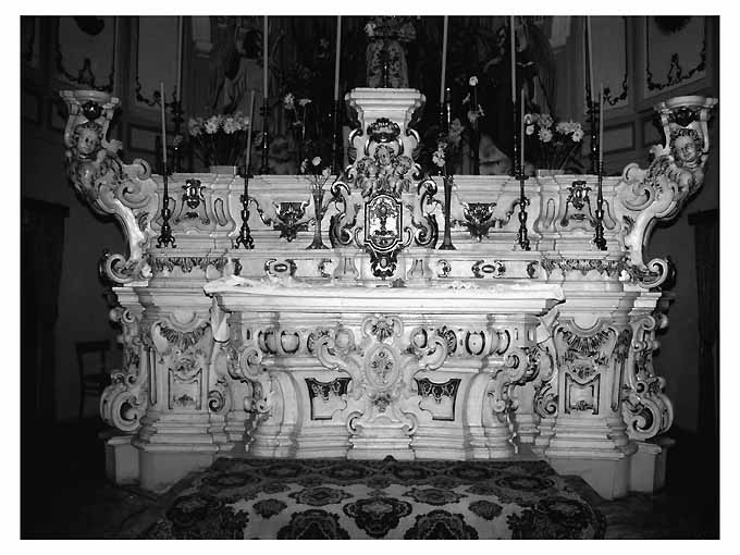 altare - ambito pugliese (seconda metà sec. XVIII)