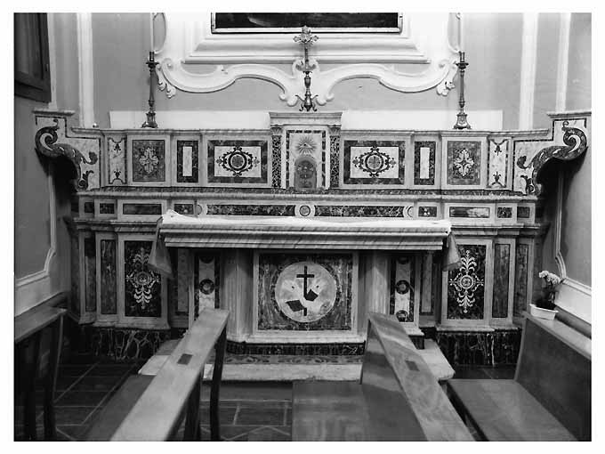 altare - ambito pugliese (prima metà sec. XIX)