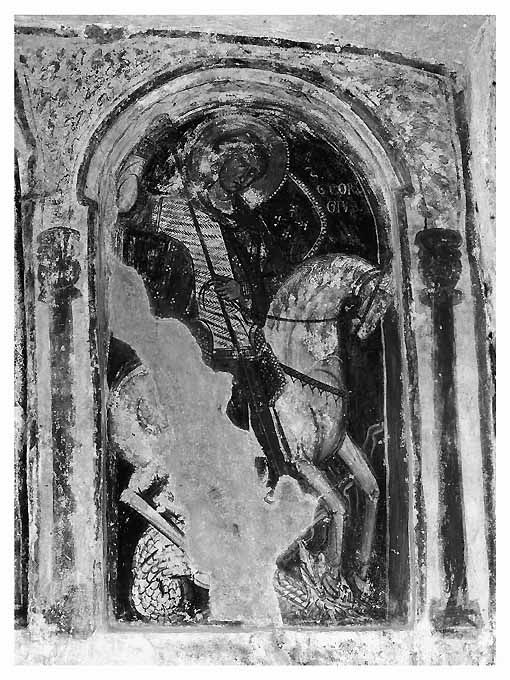San Giorgio e il drago (dipinto) - ambito pugliese (seconda metà sec. XIII)