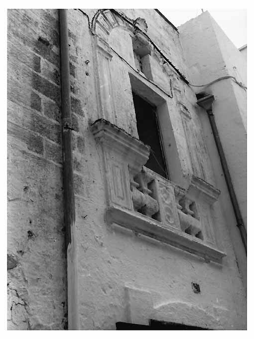 mostra di finestra - ambito pugliese (sec. XVII)