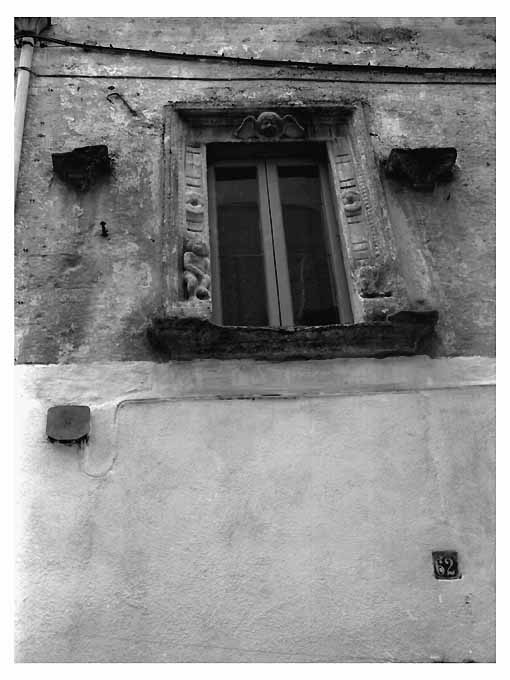 mostra di finestra - ambito salentino (prima metà sec. XVIII)