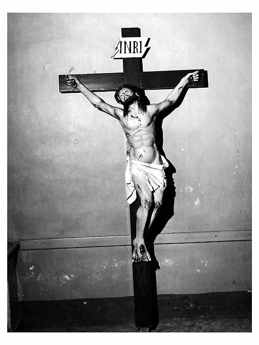 Cristo crocifisso (statua) - bottega leccese (sec. XIX)