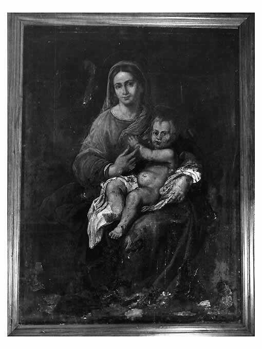 Madonna con Bambino (dipinto) - ambito Italia centrale (sec. XVI)