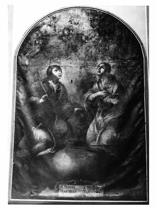 Martiri tarantini san Primo e san Matteo (dipinto) - ambito pugliese (sec. XVII)