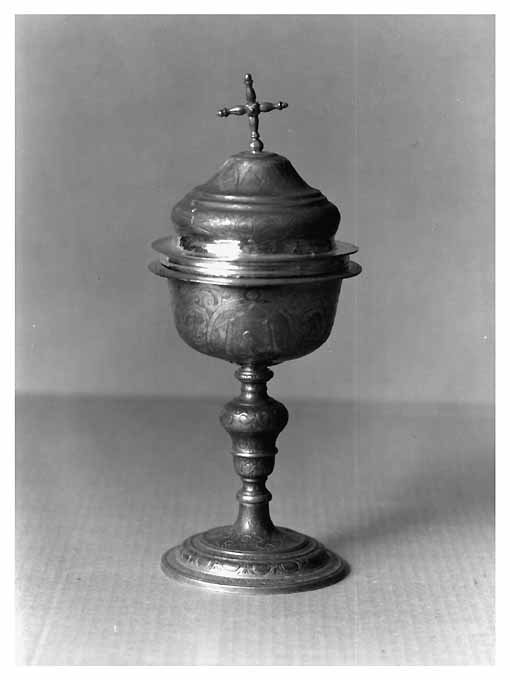 pisside, opera isolata - ambito napoletano (sec. XVII)