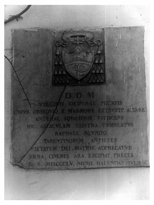 lapide - ambito pugliese (sec. XIX)