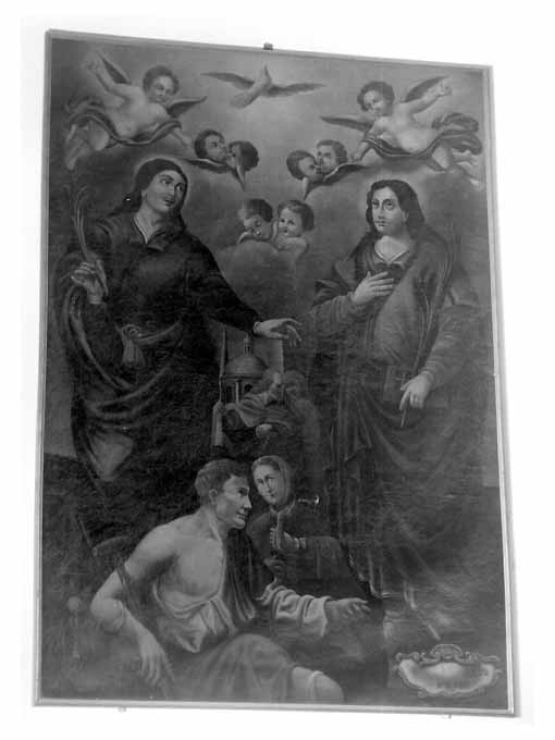 Santi Cosma e Damiano (dipinto) - ambito pugliese (sec. XVIII)