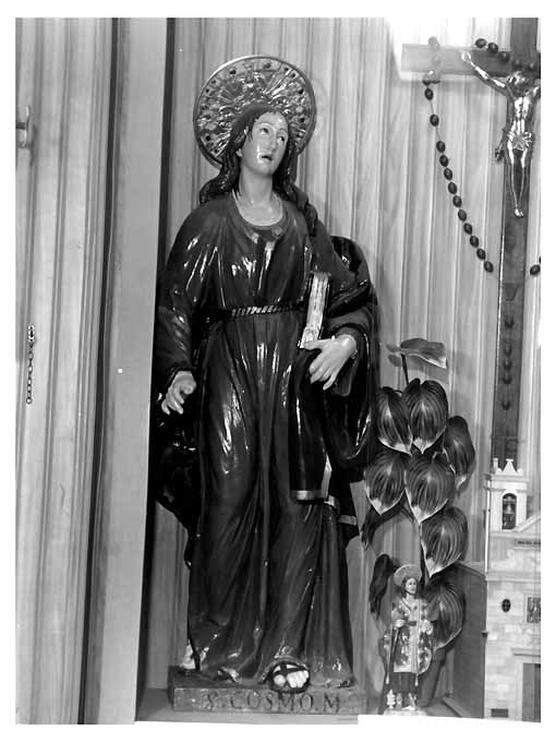 San Cosma (statua) - bottega napoletana (secc. XVII/ XVIII)