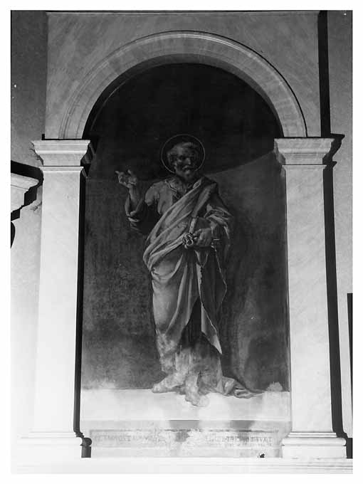 San Pietro Apostolo (dipinto) di Torti Domenico (sec. XIX)