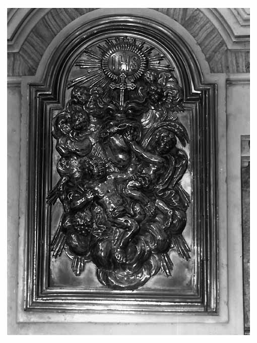 sportello di tabernacolo di Ferrara Carlo, Ferrara Vincenzo, Di Fiore Domenico, Pelliccia Antonio, Fulchignone Giuseppe (sec. XVIII)