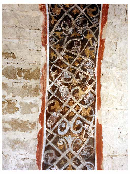 dipinto, frammento - ambito pugliese (sec. XIV)