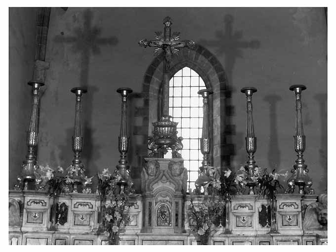 croce d'altare - ambito Italia meridionale (fine/inizio secc. XVIII/ XIX)