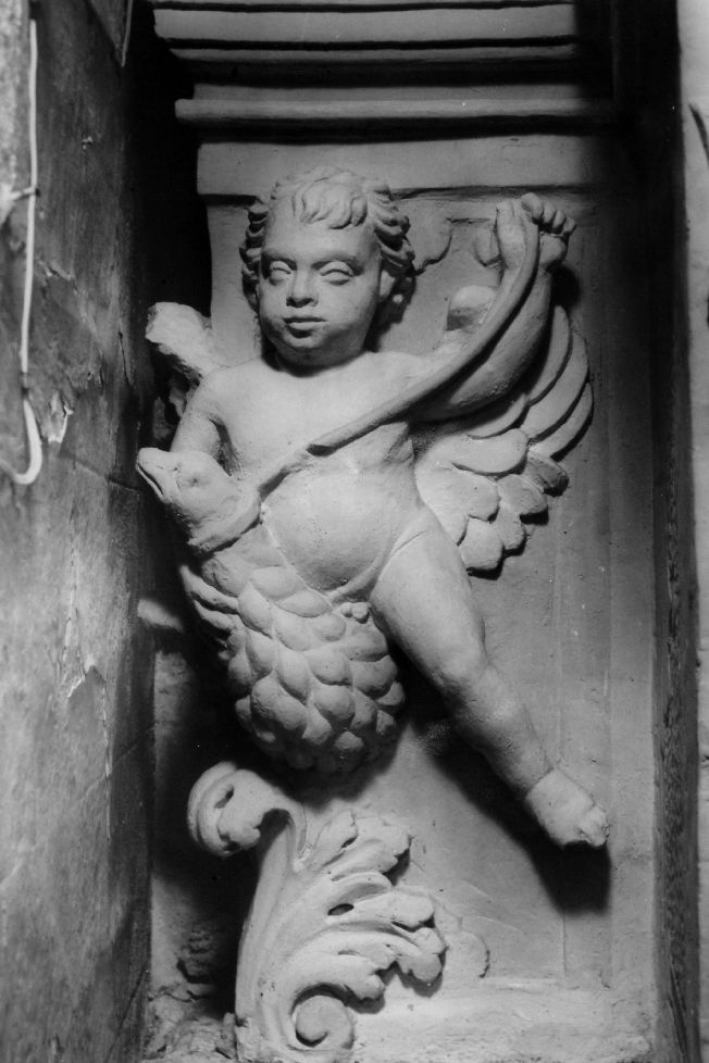 putto con aquila (statua) - ambito Italia meridionale (metà sec. XVIII)