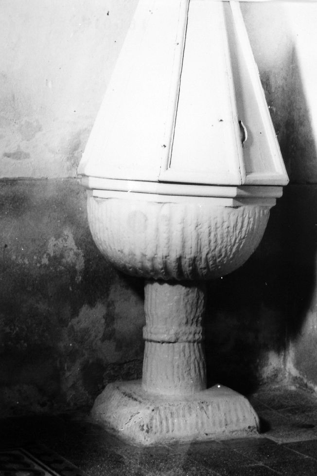 fonte battesimale - ambito Italia meridionale (sec. XVII)