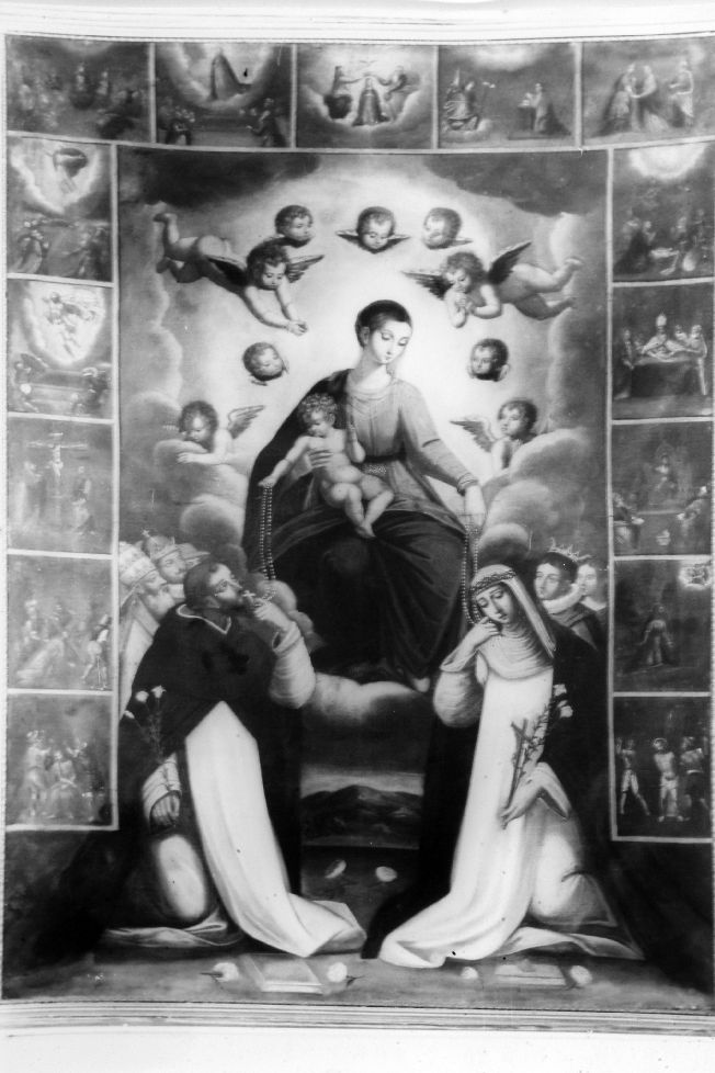 Madonna del Rosario (dipinto) - ambito Italia meridionale (sec. XVIII)