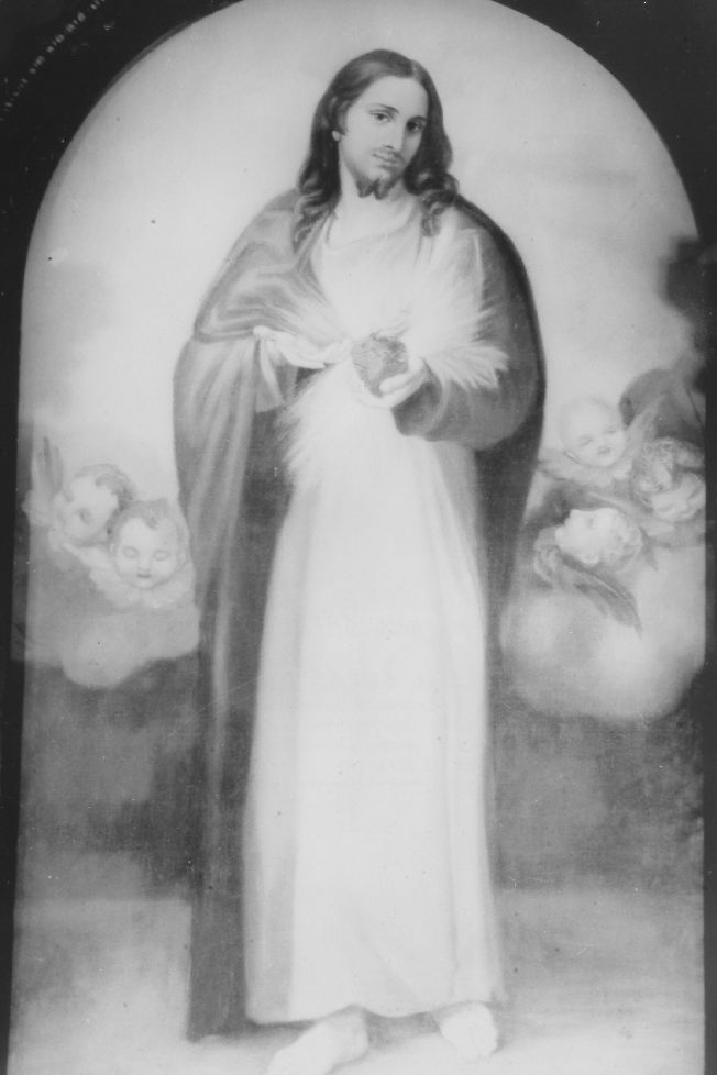 Sacro Cuore di Gesù (dipinto) - ambito Italia meridionale (prima metà sec. XX)