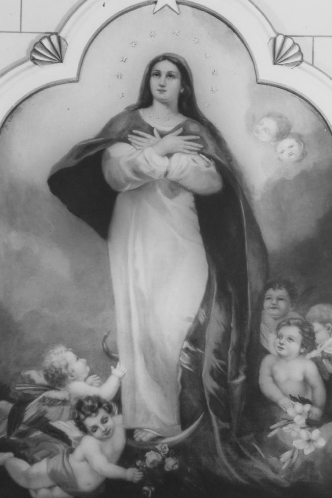 Madonna Immacolata (dipinto) di Pansini Giuseppina (sec. XX)